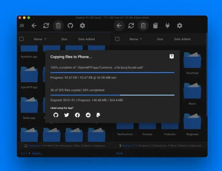 《OpenMTP - android file transfer mac free》